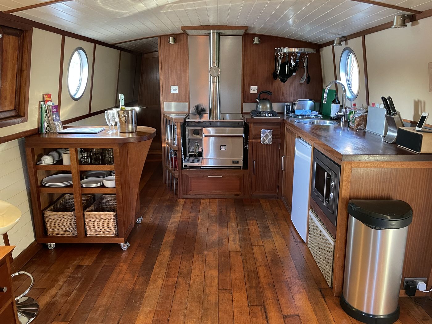 Galley and dresser unit